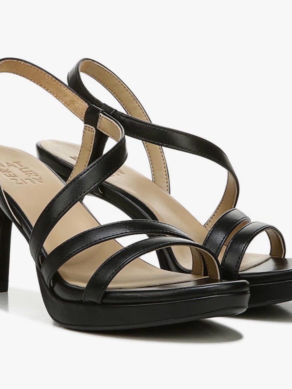 Naturalizer Brenta Strappy Heeled Sandal Size 6.5M
